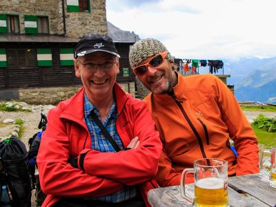 018-Bergfuehrer und Greffelcheswatzmann an der Brentei-Huette